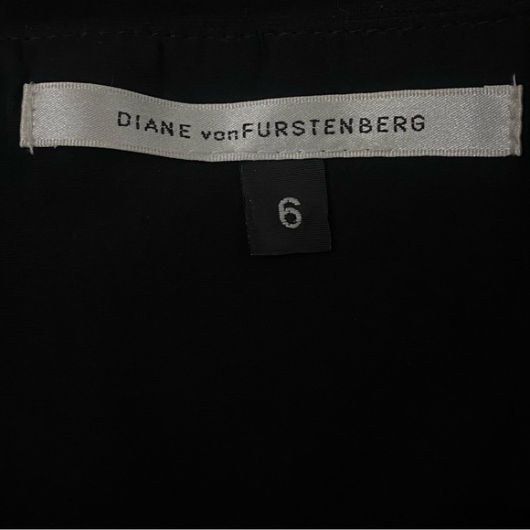 Diane Von Furstenberg Strapless Little Black Dress MiniDress With Pockets Size 6 - Picture 8 of 8